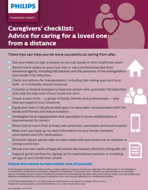 Caregiver Checklist