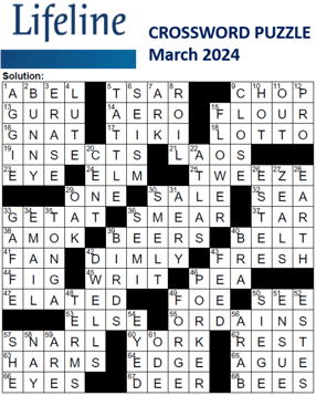 March_Springtime_2024 Crossword Solutions