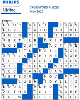 May 2020 Crossword NL solution