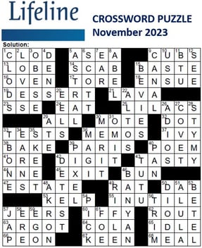 Thanksgiving 2023 Crossword Solutions