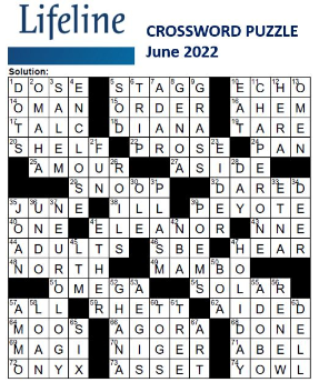 Lifeline June 2022 crossword solutions (287 × 344 px) (1)